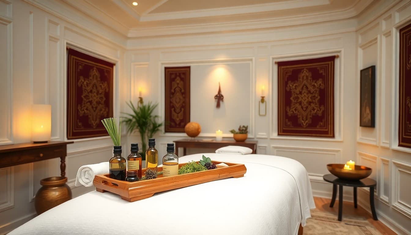 Aromatherapie-Ölmassage